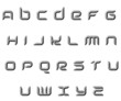 Alphabet lettres metal