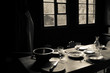 Window Rustic Table Setting Window Rustic Table Setting