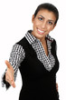 Friendly smiling businesswoman. Isolated over white background. Friendly smiling businesswoman. Isolated over white background.