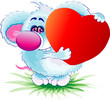 The mouse with heart