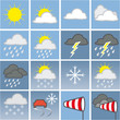 Wettersymbole-farbig