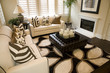 Luxury home living room with contemporary decor.