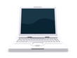 Ordinateur Portable sur fond blanc