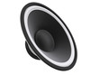 Enceinte sur fond blanc