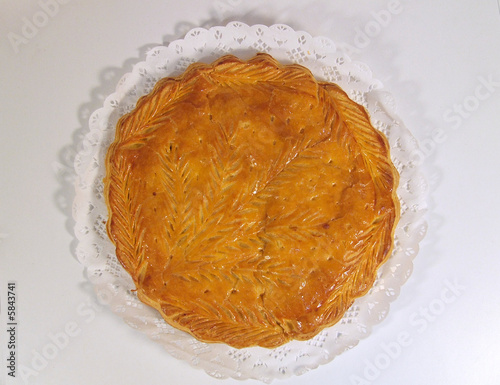 Photo: galette sur napperon de papier galette sur napperon de papier