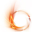 abstrakter Hintergrund mit Feuerring