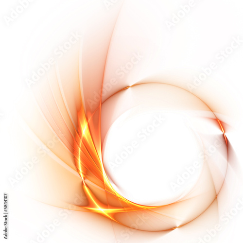 abstrakter Hintergrund mit Feuerring
