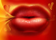 Red lips for Valentine