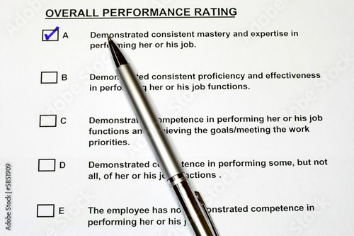 Photo: Overall Performance Rating Form 3 Overall Performance Rating Form 3