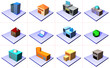 Supply Chain Management Industry Diagram Objects