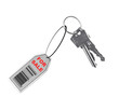 keys with for sale sign hanging off them