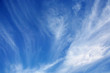Photo : Beautiful blue heavenly and soft cloudy sky Beautiful blue heavenly and soft cloudy sky