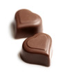 Photo en ligne au meilleur prix Heart-shaped chocolates. Short depth-of-field.