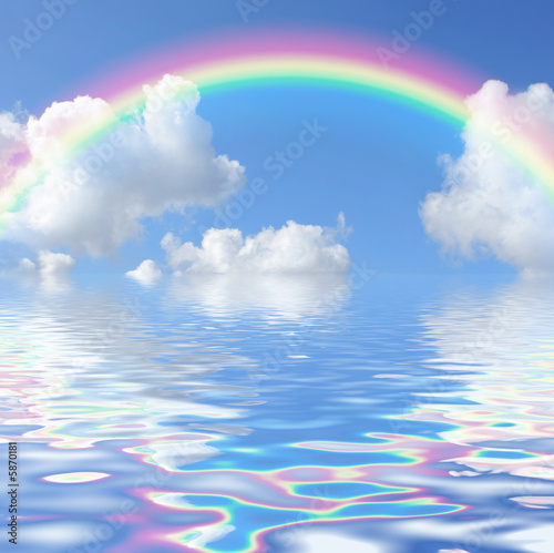 Illustration: Rainbow Seascape Rainbow Seascape