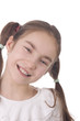 Portrait of young smiling girl