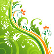 Vegetative background. Vegetative background.