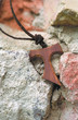 Tau, franciscan crucifix on leather strap Tau, franciscan crucifix on leather strap