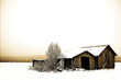 a cold deserted barn