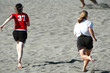 Runners on the beach