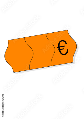Preisetikett Euro Preisetikett Euro