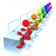 Full Spectrum Wired Classroom Education Concept
