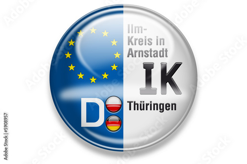 Autokennzeichen: IK, Ilm-Kreis in Arnstadt, Thüringen