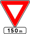 Panneau - Céder le passage