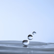 water droplets frozen in time