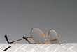 Newspaper and glasses