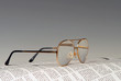 Newspaper and glasses