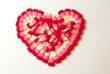 hearts of candy corn