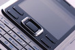 Modern mobile phone in close-up