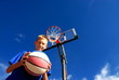 Image : Boy playing basketball