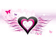 Love Abstract Background - Vector 
