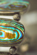 antique mother of pearl bracelet macro