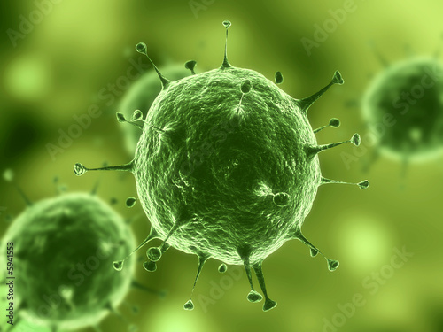 Illustration: 3d virus 3d virus