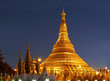 shwedagon temple at night, Myanmar shwedagon temple at night, Myanmar