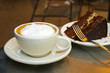 Frothy coffee and chocolate cake Frothy coffee and chocolate cake
