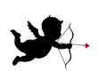 Cupid silhouette Cupid silhouette