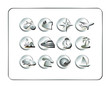 Travel Icon Set, Silver. Digital illustration. Travel Icon Set, Silver. Digital illustration.