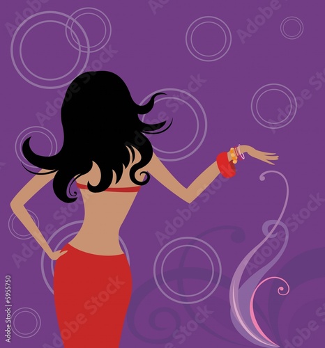 Dancing at night