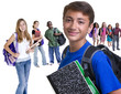 Young kids are ready for school. Education, family, learning Young kids are ready for school. Education, family, learning