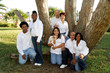 Photo: large mixed race family large mixed race family
