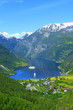 Nice View to the Atlantic ocean, Geiranger fjord
