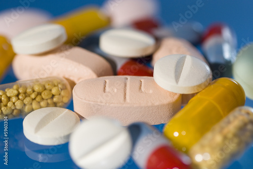 Foto: Bunte Tabletten Bunte Tabletten