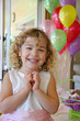Four year old birthday girl.