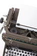 Typewriter and paper