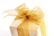 Close-up shot of a small box of appreciation gift. 