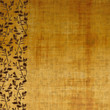 grungy background with floral motif