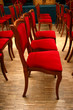 Chaises rouges